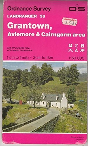Imagen de archivo de Grantown, Aviemore and Cairngorm Area: Sheet 36 (Landranger Maps) a la venta por WorldofBooks