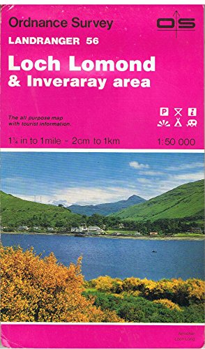 Stock image for Loch Lomond and Inveraray Area (Sheet 56) (OS Landranger Map) for sale by WorldofBooks