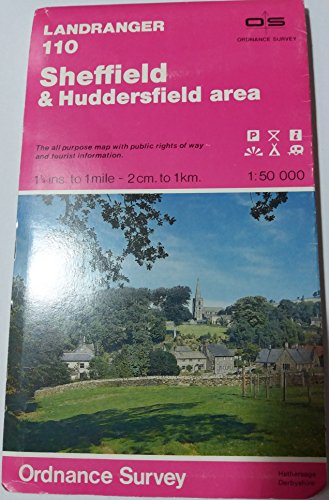 9780319221105: Sheffield and Huddersfield Area: Sheet 110 (Landranger Maps)