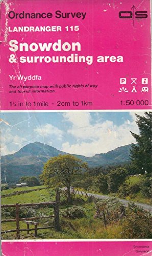 Snowdon and Surrounding Area (Landranger Maps) (9780319221150) by (no Author)