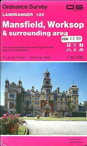 Beispielbild fr Landranger Maps: Mansfield, Worksop and Surrounding Area Sheet 120 (OS Landranger Map) zum Verkauf von WorldofBooks