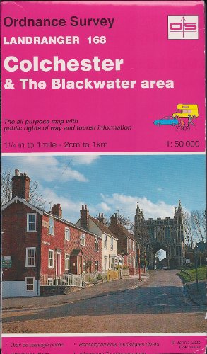 Imagen de archivo de Landranger Maps: Colchester and the Blackwater Area Sheet 168 (OS Landranger Map) a la venta por WorldofBooks