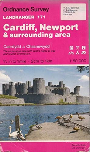 9780319221716: Cardiff, Newport and Surrounding Area (Sheet 171)