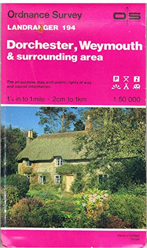Stock image for Dorchester, Weymouth and Surrounding Area: Sheet 194 (Landranger Maps) for sale by WorldofBooks