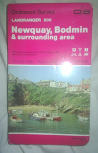 9780319222003: Newquay, Bodmin and Surrounding Area (Sheet 200) (OS Landranger Map)