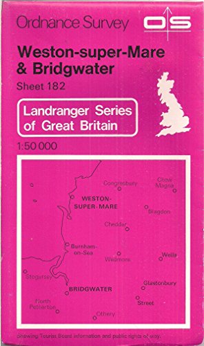 Stock image for Weston-super-Mare and Bridgwater Area (Sheet 182) (OS Landranger Map) for sale by WorldofBooks