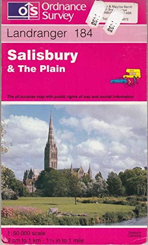 Imagen de archivo de Salisbury and the Plain: Sheet 184 (Landranger Maps) a la venta por WorldofBooks