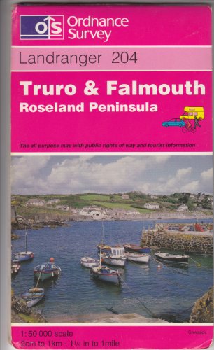 Beispielbild fr Truro and Falmouth (Roseland Peninsula) (Sheet 204) (OS Landranger Map) zum Verkauf von WorldofBooks