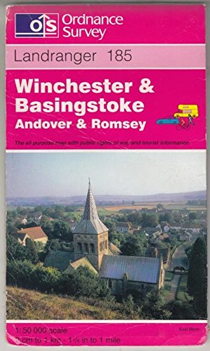 Imagen de archivo de Winchester and Basingstoke, Andover and Romsey: Sheet 185 (Landranger Maps) a la venta por WorldofBooks