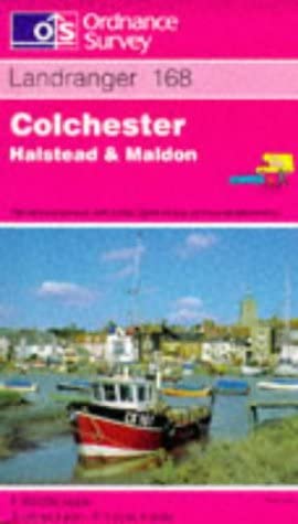 Imagen de archivo de Colchester, Halstead and Maldon (Sheet 168) (OS Landranger Map) a la venta por WorldofBooks