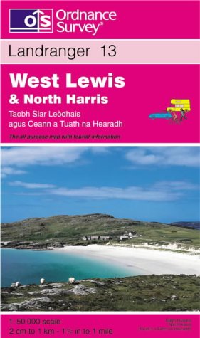 9780319222874: West Lewis and North Harris: Sheet 13 (Landranger Maps)