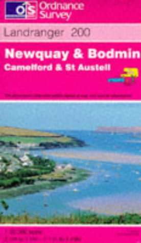 Stock image for Landranger Map 200 Newquay and Bodmin, Camelford and St.Austell for sale by Goldstone Books