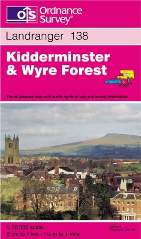 Stock image for Kidderminster and Wyre Forest: Sheet 138 (Landranger Maps) for sale by WorldofBooks