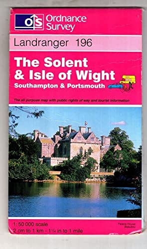 Stock image for The Solent and the Isle of Wight, Southampton and Portsmouth: Sheet 196 (Landranger Maps) for sale by WorldofBooks