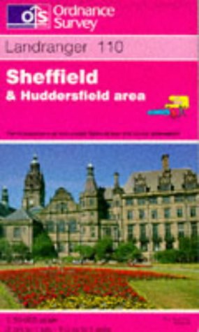 Beispielbild fr Sheffield and Huddersfield, Glossop and Holmfirth: Sheet 110 (Landranger Maps) zum Verkauf von WorldofBooks