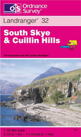 Stock image for South Skye and Cuillin Hills (Landranger Maps) for sale by Wonder Book