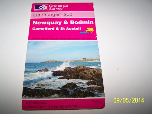 Stock image for Newquay and Bodmin, Camelford and St.Austell (Landranger Maps) for sale by Reuseabook