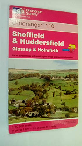 Beispielbild fr Sheffield and Huddersfield, Glossop and Holmfirth (Landranger Maps) zum Verkauf von WorldofBooks