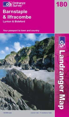 Beispielbild fr Barnstaple and Ilfracombe, Lynton and Bideford (Landranger Maps) zum Verkauf von Reuseabook