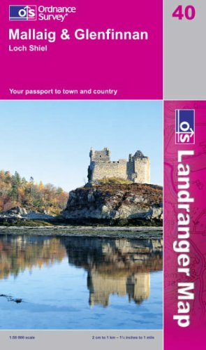 Beispielbild fr Mallaig and Glenfinnan, Loch Shiel (Landranger Maps): Sheet 40 (OS Landranger Map) zum Verkauf von WorldofBooks