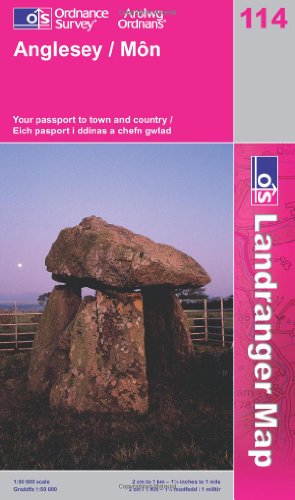 Beispielbild fr Anglesey (Landranger Maps): Sheet 114 (OS Landranger Map) zum Verkauf von WorldofBooks