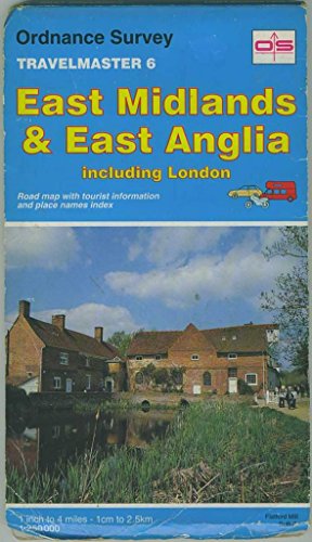 Beispielbild fr East Midlands and East Anglia Including London (Sheet 6) (Travelmaster S.) zum Verkauf von WorldofBooks