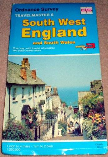 Imagen de archivo de Travelmaster Map 008 : South West England and South Wales a la venta por Better World Books