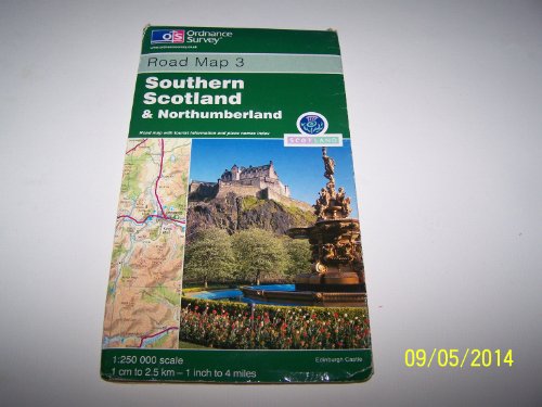Beispielbild fr Southern Scotland and Northumberland: Sheet 3 (Road Map) zum Verkauf von WorldofBooks