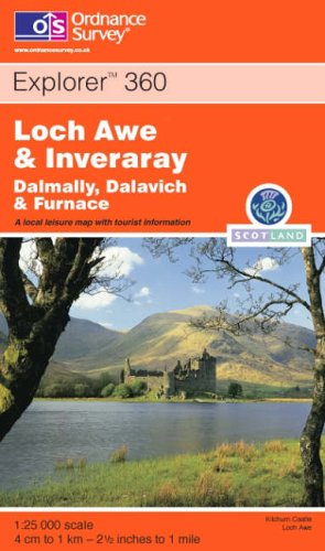 9780319233016: Loch Awe and Inveraray : Dalmally, Dalavich and Furnace