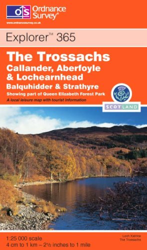 9780319233153: The Trossachs: Callander, Aberfoyle and Lochearnhead: Sheet 365 (Explorer Maps)