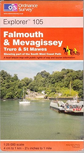 Imagen de archivo de Falmouth and Mevagissey: Truro and St.Mawes (Explorer Maps) a la venta por Goldstone Books