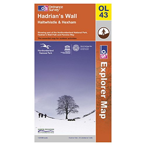 9780319234723: Hadrian's Wall: Sheet 43 (Explorer Maps)