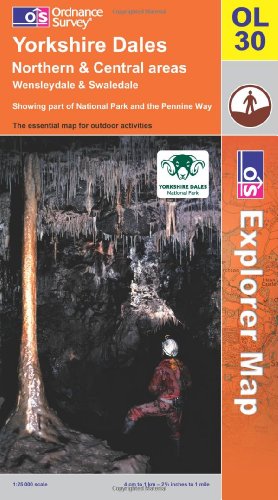 9780319236611: Explorer Map OL30 Yorkshire Dales: Northern and Central Areas Wensleydale & Swaledale: Sheet 30
