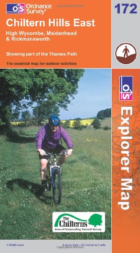 9780319237267: Chiltern Hills East (Explorer Maps): Sheet 172 (OS Explorer Map)