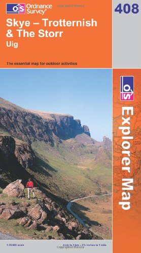 Beispielbild fr Skye: Trotternish and the Storr (OS Explorer Map Series): Sheet 408 zum Verkauf von WorldofBooks