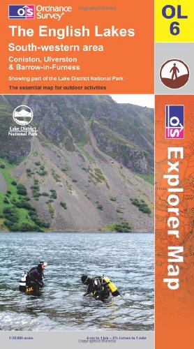 Stock image for The English Lakes: South Western Area (OS Explorer Map Series): South Western Area (OS Explorer Map Series): Sheet OL06 for sale by WorldofBooks