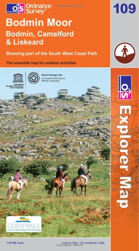 Stock image for Bodmin Moor (OS Explorer Map): Sheet 109 for sale by WorldofBooks