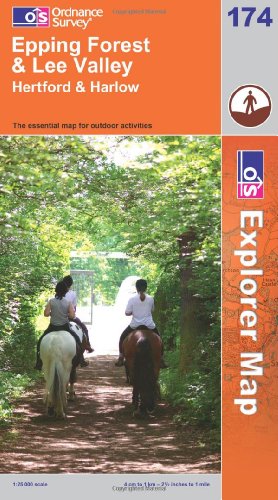 Stock image for Epping Forest and Lee Valley (OS Explorer Map): 0174 for sale by WorldofBooks