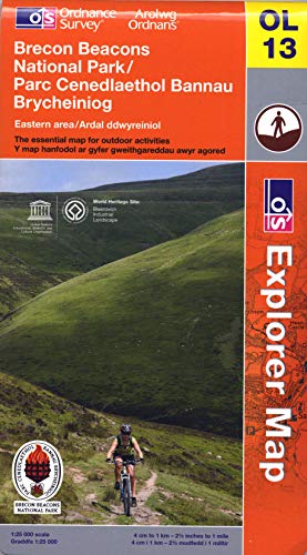 Stock image for Brecon Beacons National Park - Eastern Area (OS Explorer Map): OL13 for sale by WorldofBooks