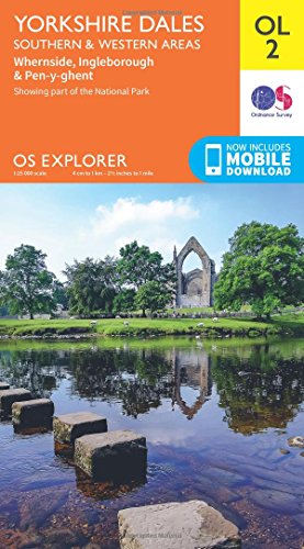 Stock image for OS Explorer OL2 Yorkshire Dales - Southern & Western areas: OL 02 (OS Explorer Map) for sale by WorldofBooks