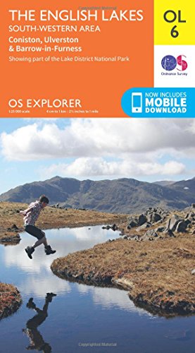 Stock image for OS Explorer OL6 The English Lakes - South Western area: OL 06 (OS Explorer Map) for sale by WorldofBooks
