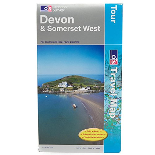 Imagen de archivo de Devon and Somerset West (OS Travel Map - Tour Map): Sheet 5 a la venta por WorldofBooks