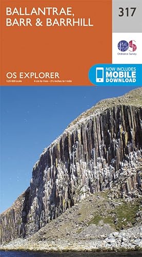 Stock image for OS Explorer Map (317) Ballantrae, Barr and Barrhill (OS Explorer Paper Map) for sale by Chiron Media