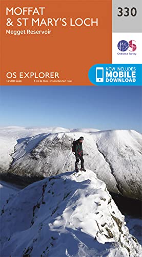Stock image for OS Explorer Map 330 Moffat and St Mary's Loch for sale by Chiron Media