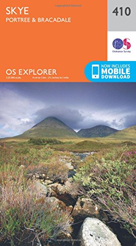 9780319246450: Skye - Portree and Bracadale: 410 (OS Explorer Map)