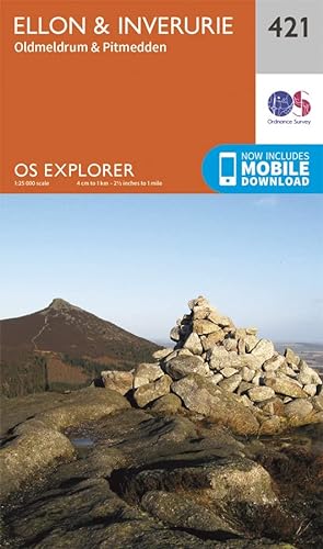Stock image for OS Explorer Map (421) Ellon and Inverurie (OS Explorer Paper Map) for sale by Chiron Media