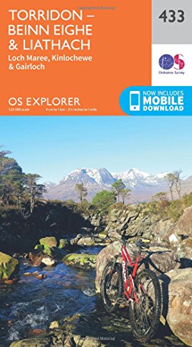 Stock image for OS Explorer Map (433) Torridon - Beinn Eighe and Liathach (OS Explorer Paper Map) for sale by Chiron Media