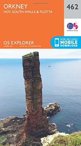 9780319247136: Orkney - Hoy, South Walls and Flotta: 462 (OS Explorer Map)