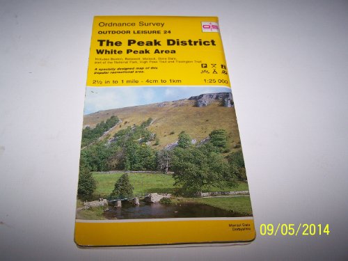 Imagen de archivo de The Peak District: White Peak Area: Sheet 24 (Outdoor Leisure Maps) a la venta por WorldofBooks