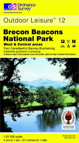 Imagen de archivo de Brecon Beacons National Park: Western and Central Areas (Outdoor Leisure Maps) a la venta por Goldstone Books